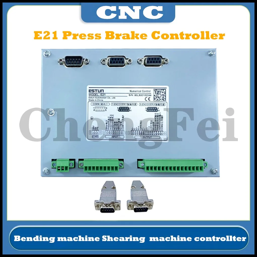 Imagem -02 - Sistema de Controle de Dobra Estun E21 Controlador de Máquina de Dobra Suporte Single-step Programação Multi-step Deslocamento Manual da Linha Central Novo