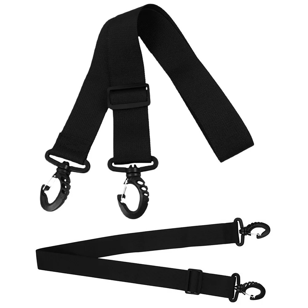 2 Pcs Ski Boot Carrier Straps Adjustable Shoulder Carrier Nylon Wear Resistant Portable Leash Black Outdoor