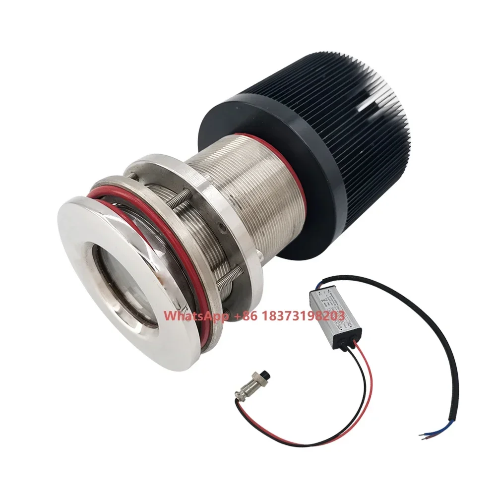 

ISURE Marine LED Underwater Light Blue 120 Degree Stainless Steel 155*84mm Boat Lamp IP65 10-24V 30W Marine Boat Accessories
