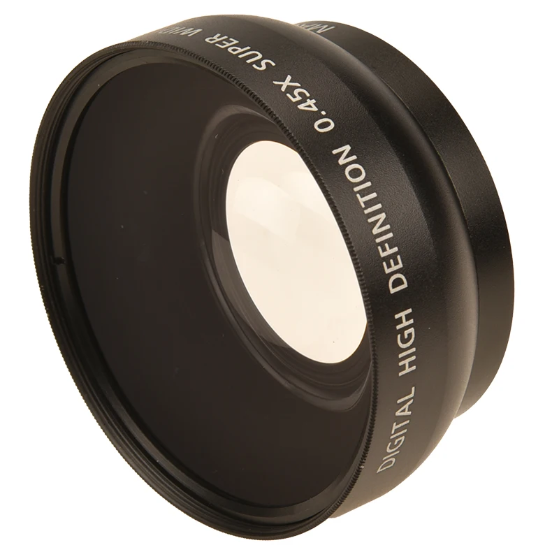 عدسات مرفقة بزاوية واسعة من Vlogmagic مع عدسة عن قرب ، كاميرات فيديو Dslr ، كاميرا فيديو ، 0.45X ، 37 ، 43 ، 46 ، 49 ، 55 ، 58