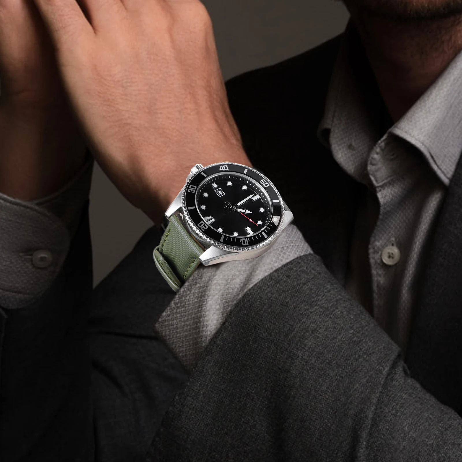 18mm20mm22mm ل كاسيو ل Seiko حزام ساعة اليد Sailcloth حزام الساعات تنفس معصمه العالمي سوار الرجال النساء الإفراج السريع