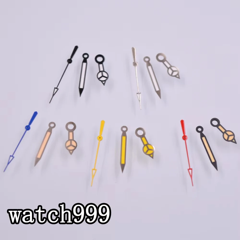 Green Luminous Fit NH35 NH35A NH36 NH36A Movement Yellow / Red / Blue / Black / Silver second hand Watch Hands