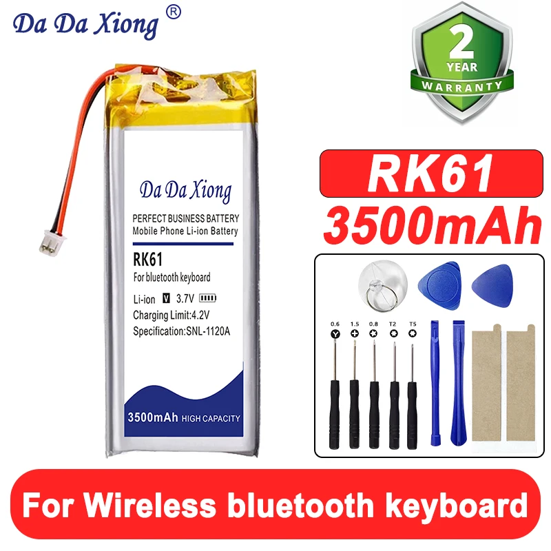 

DaDaXiong 3500mAh RK61 Battery for Wireless bluetooth keyboard