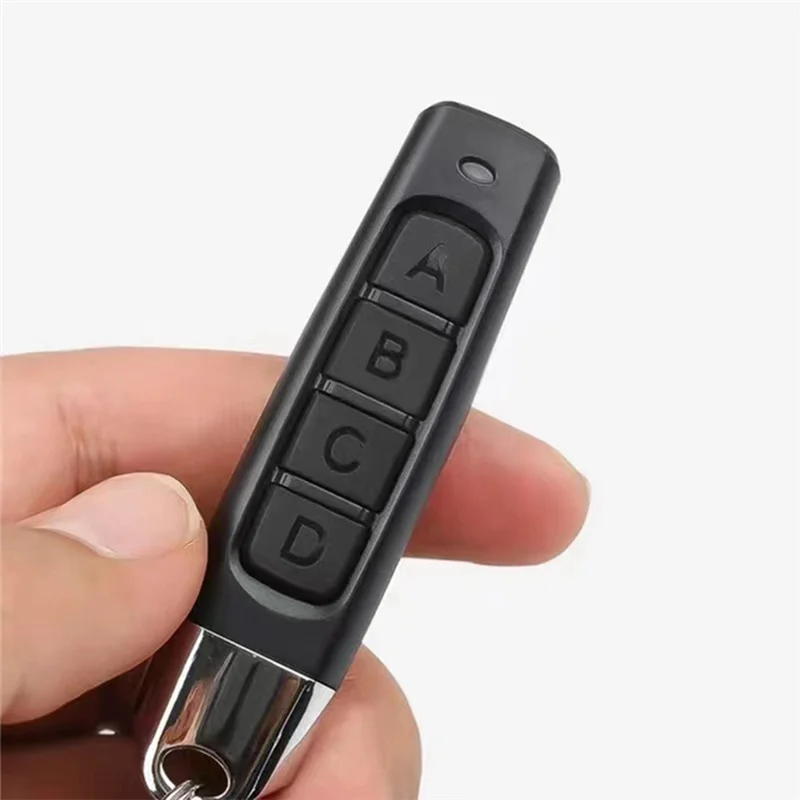 

AY14 -10PCS 433Mhz Remote Control Duplicator 4-Button Car Key Garage Door Opener Clone Code With Keychain For Home