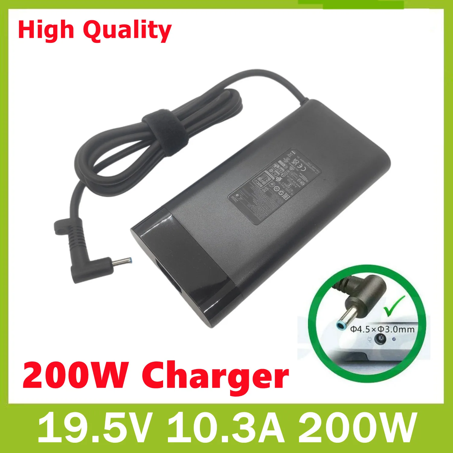 

Original 19.5V 10.3A 200W 4.5*3.0MM AC Adapter Laptop Charger For HP TPN-LA21 TPN-LA20 L73385 L75881-001 L74881-001 PA-1201-08HT