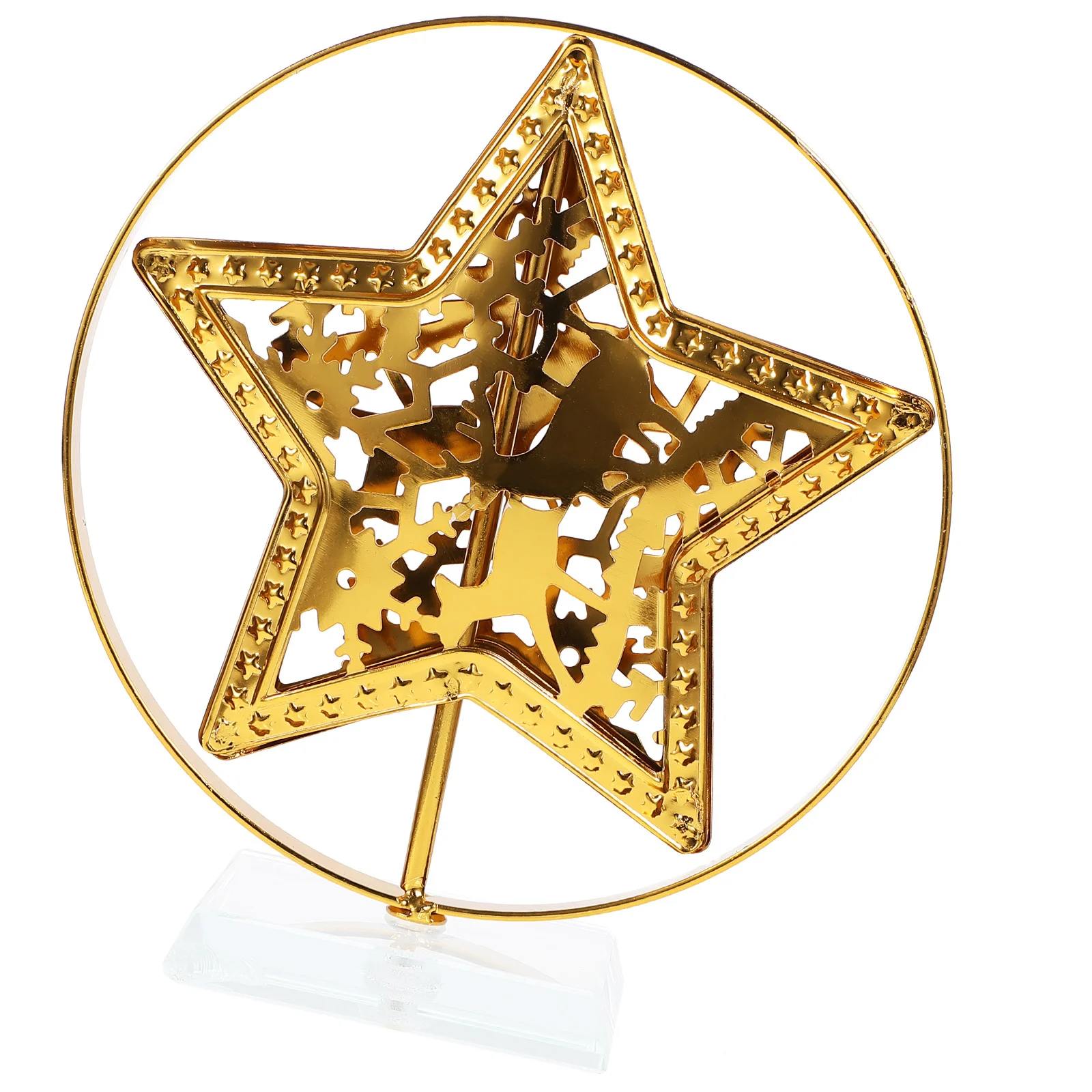 

Metal Ornaments Vintage Decor Table Decorations Stars Photo Craft for Party Centerpieces Office Festive