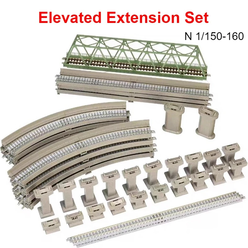 

TOMIX N-Type 1/150-160 Train Accessories 91027 Train Model Track Set C Elevated Expansion Set Without Controller