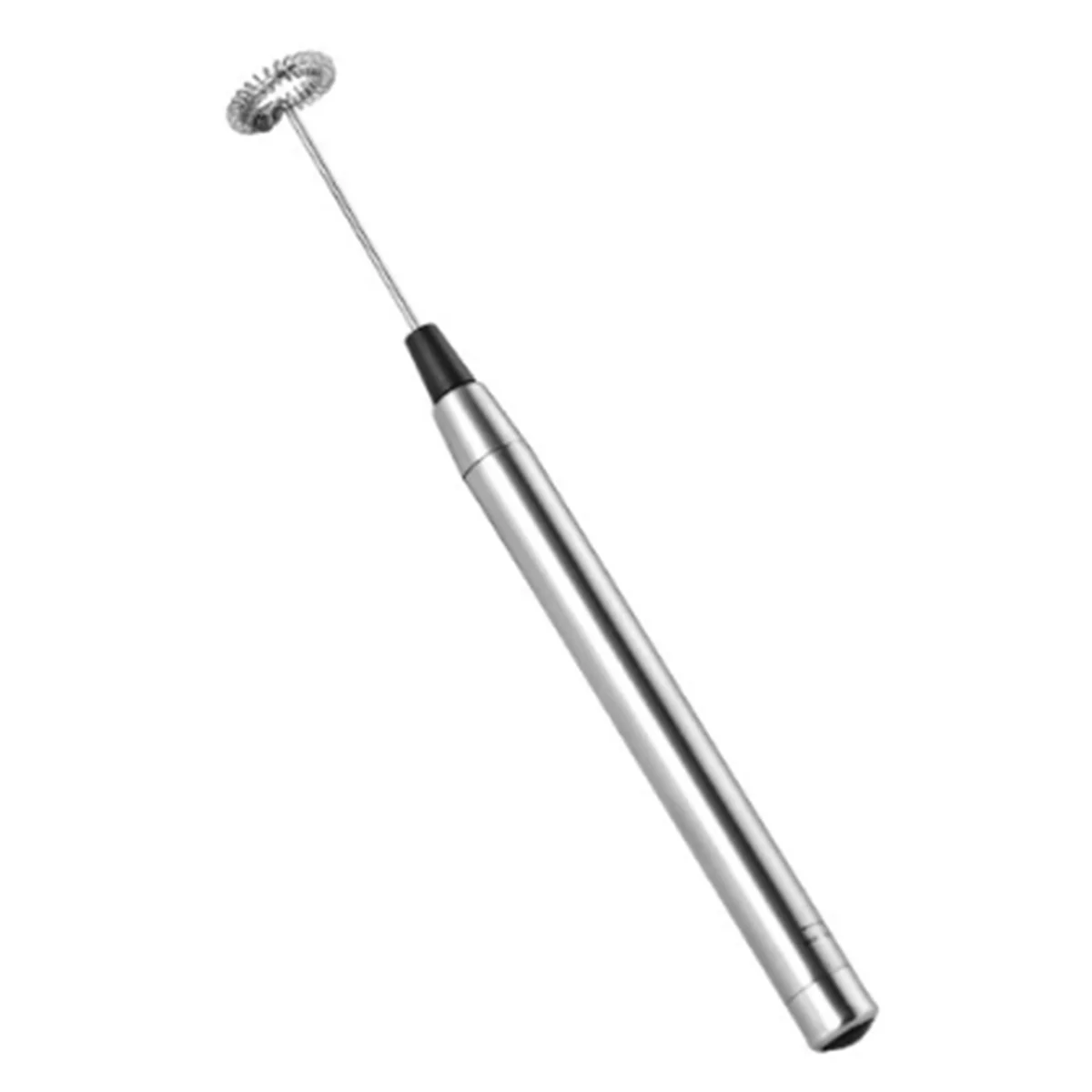 Espumador de leche eléctrico, cafetera manual, mezclador de espuma molida, batidor de huevos, tipo conveniente con soporte