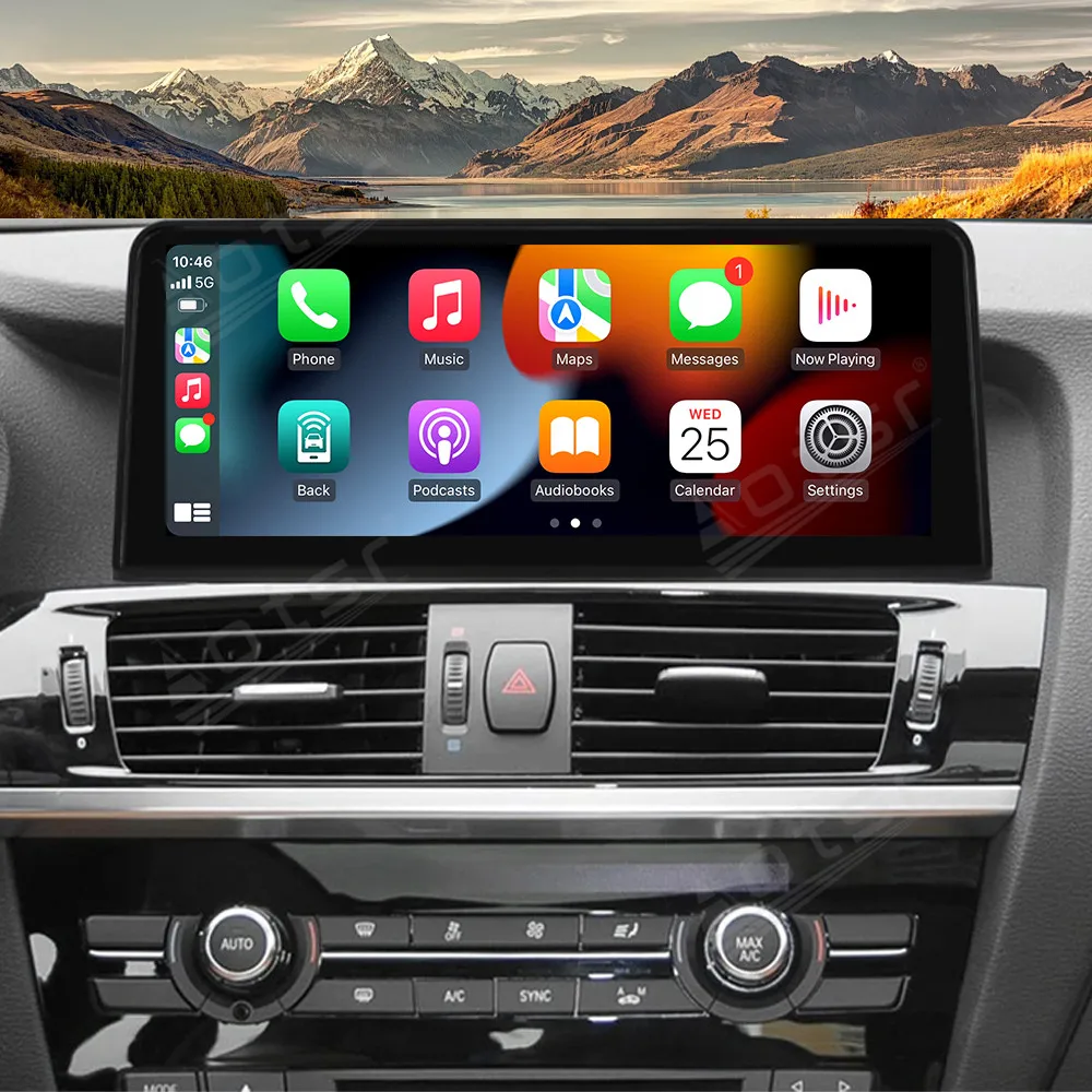 

Автомобильный радиоприемник 12,3 дюйма для BMW X3 X4 F25 F26 2011-2017 Linux, автомобильный мультимедийный плеер Carplay GPS Navi, автомобильный сенсорный экран, головное устройство, стерео