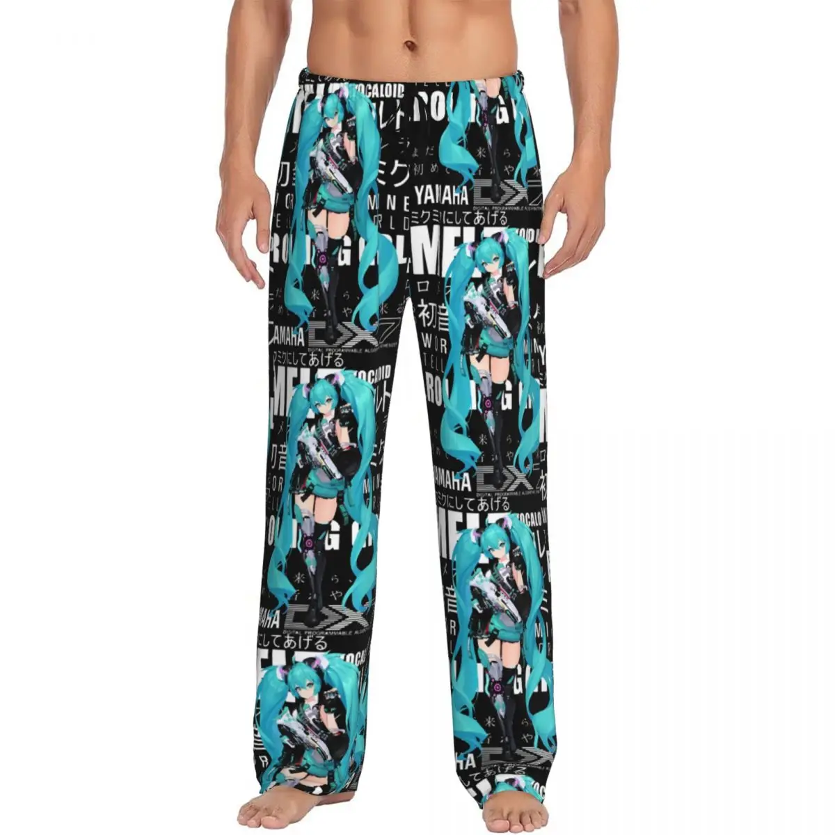 カスタムプリント-h-hatsunes-パジャマパンツ-メンズ-ミュージックガール-ボーカロイド-ヴィンテージプリント-スリープウェア-ボトムス-ポケット付き