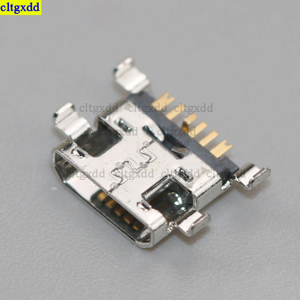 Cltgxdd-موصل منفذ شحن usb مصغر ، 5 قطع/دفعة مناسبة لهاتف i8160 ، s5160 ، 6 دبوس ، مقبس شحن ، قاعدة توصيل