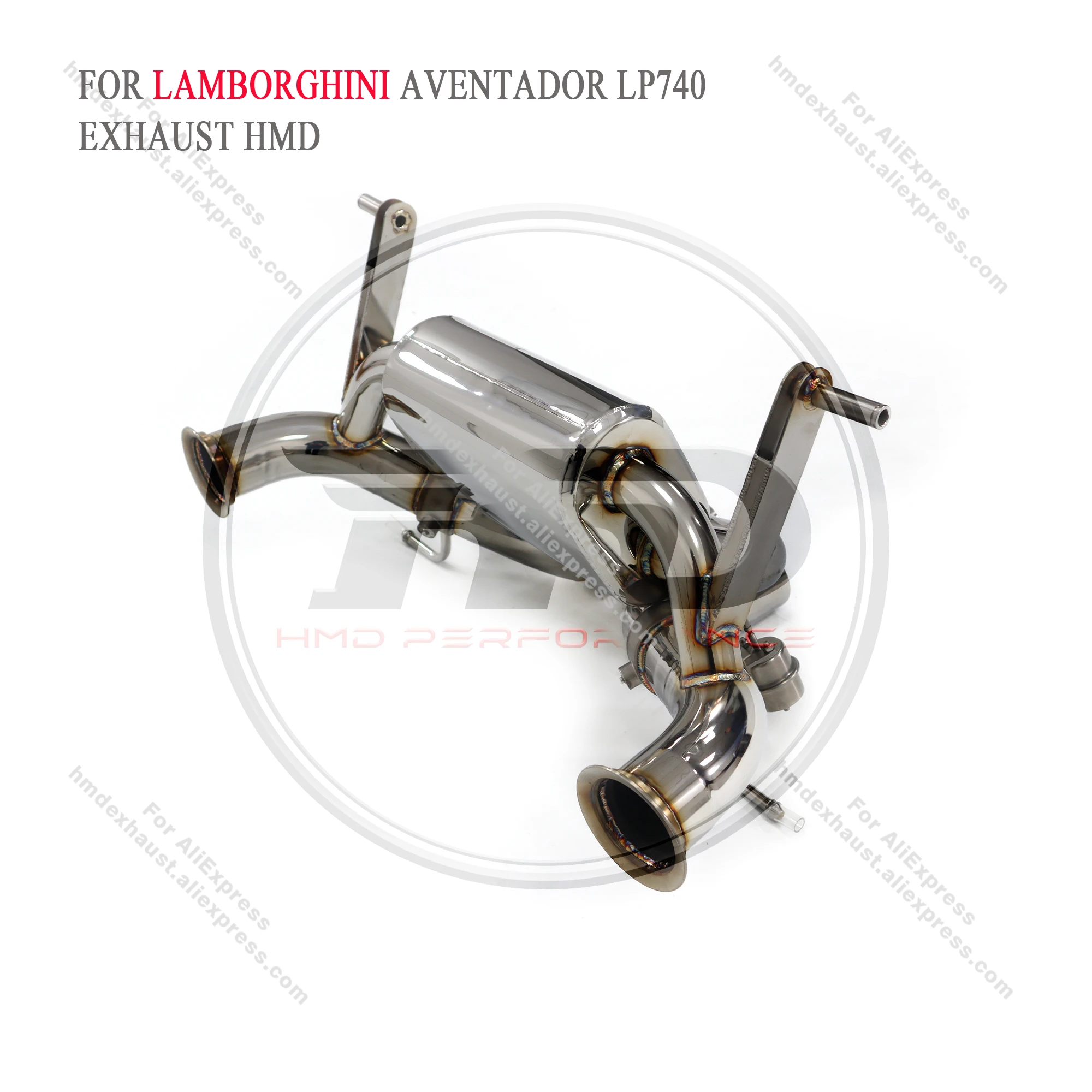 

HMD Exhaust System Stainless Steel Performance Catback for Lamborghini Aventador LP740 Muffler With Valve