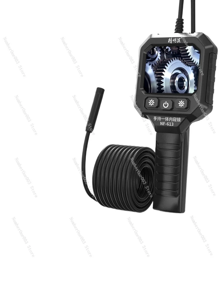 High Definition Industrial Grade Endoscope Pipe Camera Can Turn Detection Car Maintenance Sewer Dredging Visual Probe