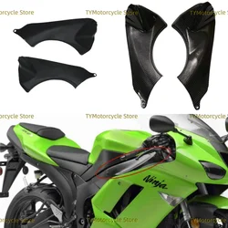 Motorcycle Air Front Dash Intake Ram Air Cover Fairing Fit For Kawasaki Ninja ZX-6R 636 ZX6R 2007 2008