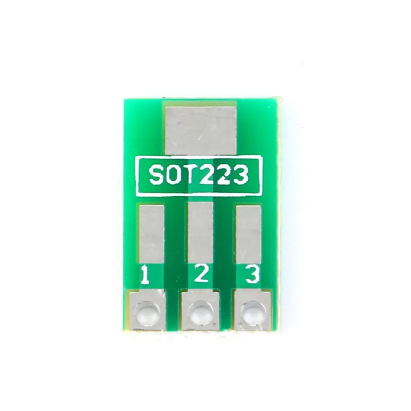 50pcs/10pcs SOT89 To DIP SOT223 To DIP IC Adapter PCB Board Converter Plate Double Sides 1.5mm 2.3mm to 2.54mm Pitch Pinboard