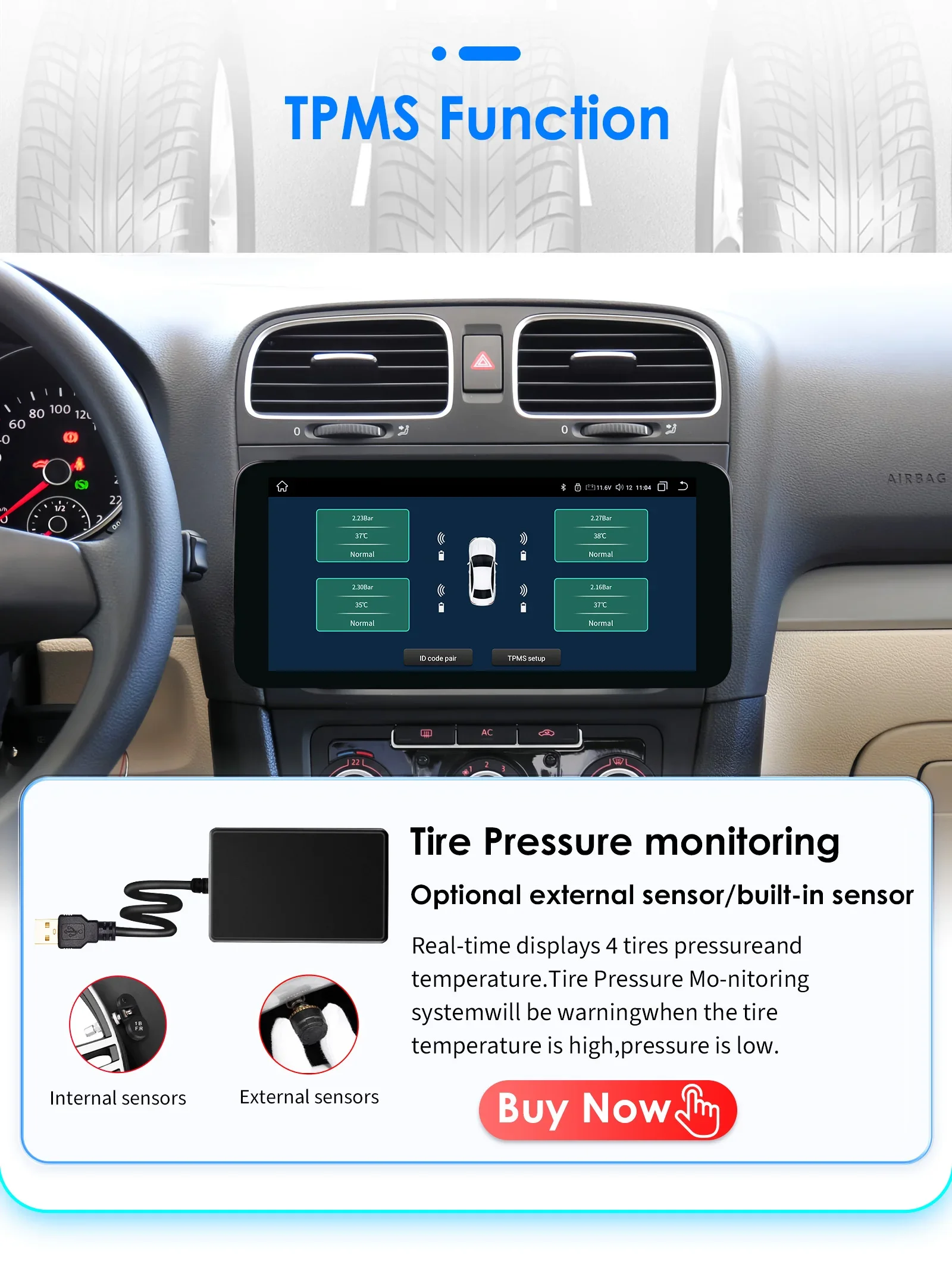 10.33 2Din Carplay Android Car Radio for Volkswagen Golf 5 6 Polo Passat B6 B7 CC Skoda Jetta Multimedia Car Intelligent Systems