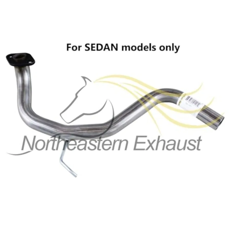 طقم نظام عادم كاتم صوت الأنابيب المتوسطة من الفولاذ المقاوم للصدأ متوافق مع تويوتا يارس 20072012 1.5L مع حشية مجانية