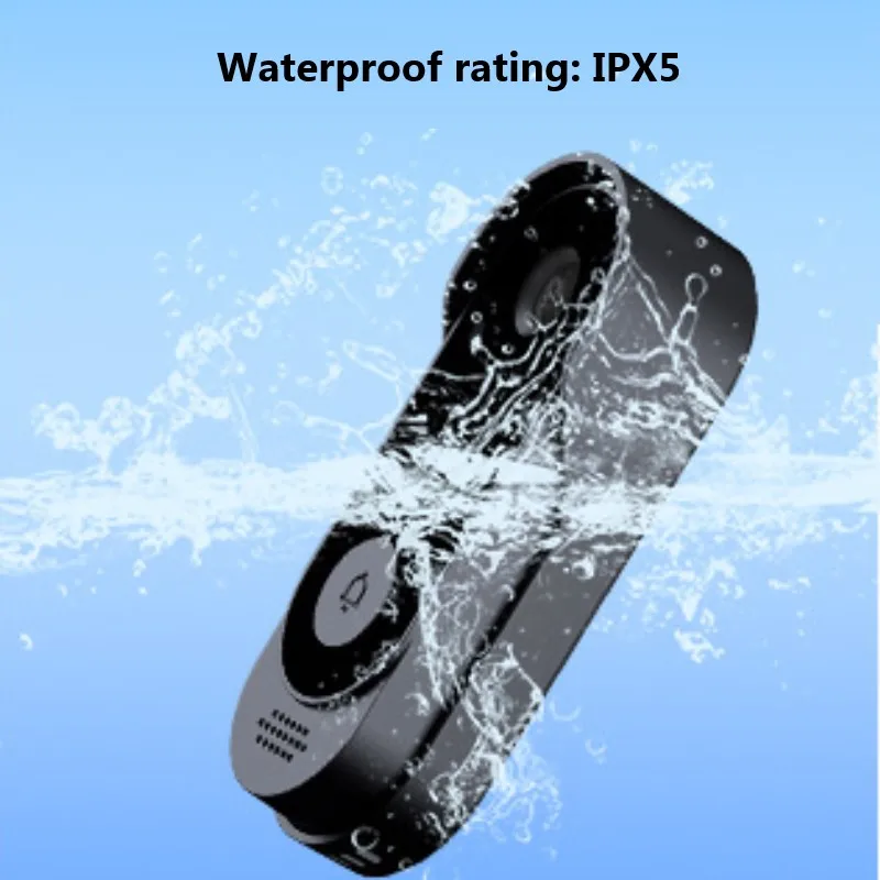 Tuya WIFI Camera Doorbell HD Video Intercom Outdoor Wireless Waterproof Door Bell Security Protection IR Night Vision Smart Home