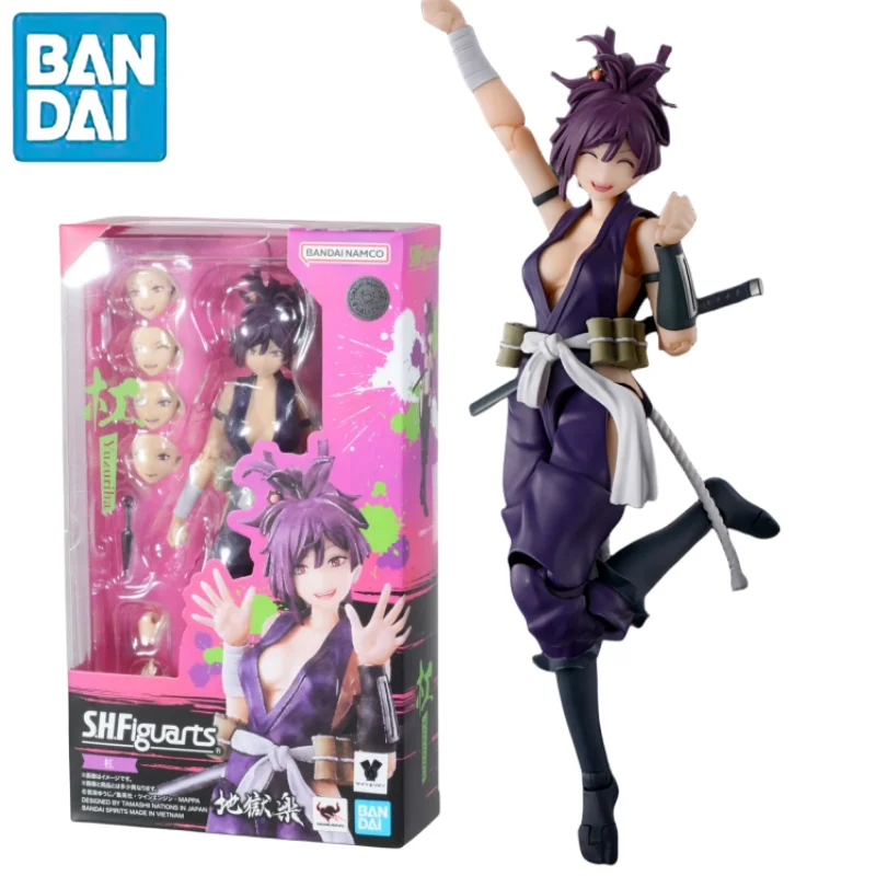 

New In Stock Original Bandai S.H.Figuarts Shf Jigoku Raku Yuzuriha Hell'S Paradise Anime Action Figure Model Collection Gifts To