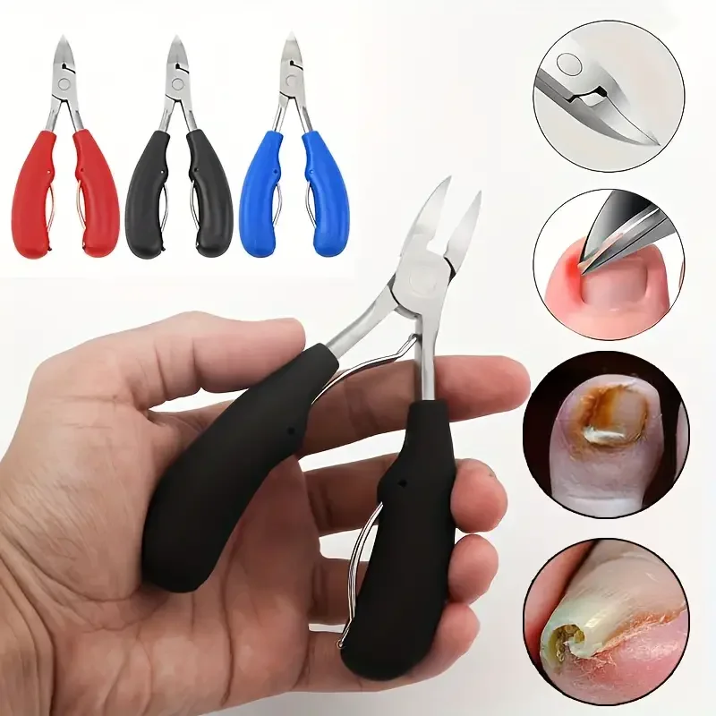 1Pc Professionele Nagelknipper Dikke Nagels Trimmer Voor Ingegroeide Teennagels Paronychia Trimmer Cutter Manicure Schaar Pedicure Tool