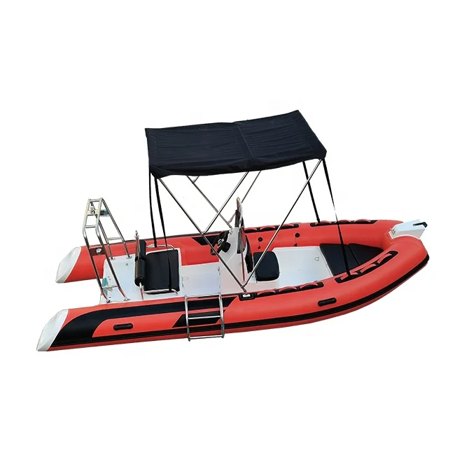 High Quality Fiberglass Hull Rib Boat RIB480B Rigid Inflatable Boat