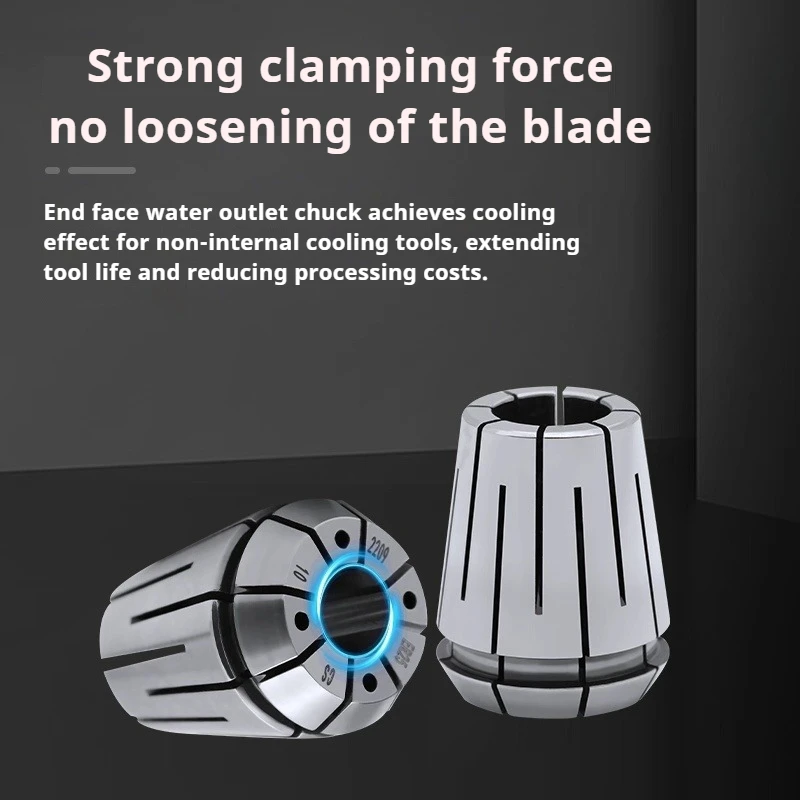 

Цанга охлаждающей жидкости ER с 4 отверстиями, 4 охлаждающих отверстия, держатель для обработки с ЧПУ, инструмент ER16 ER20 ER25 ER32