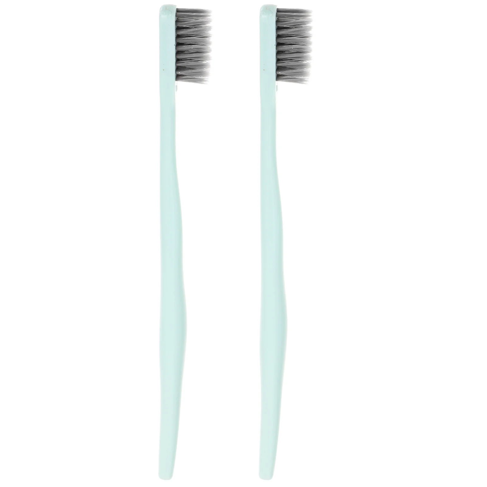 

2 Pcs Ultra-fine Soft Toothbrush and Environmental Bamboo Charcoal Super Gentle Gums Green