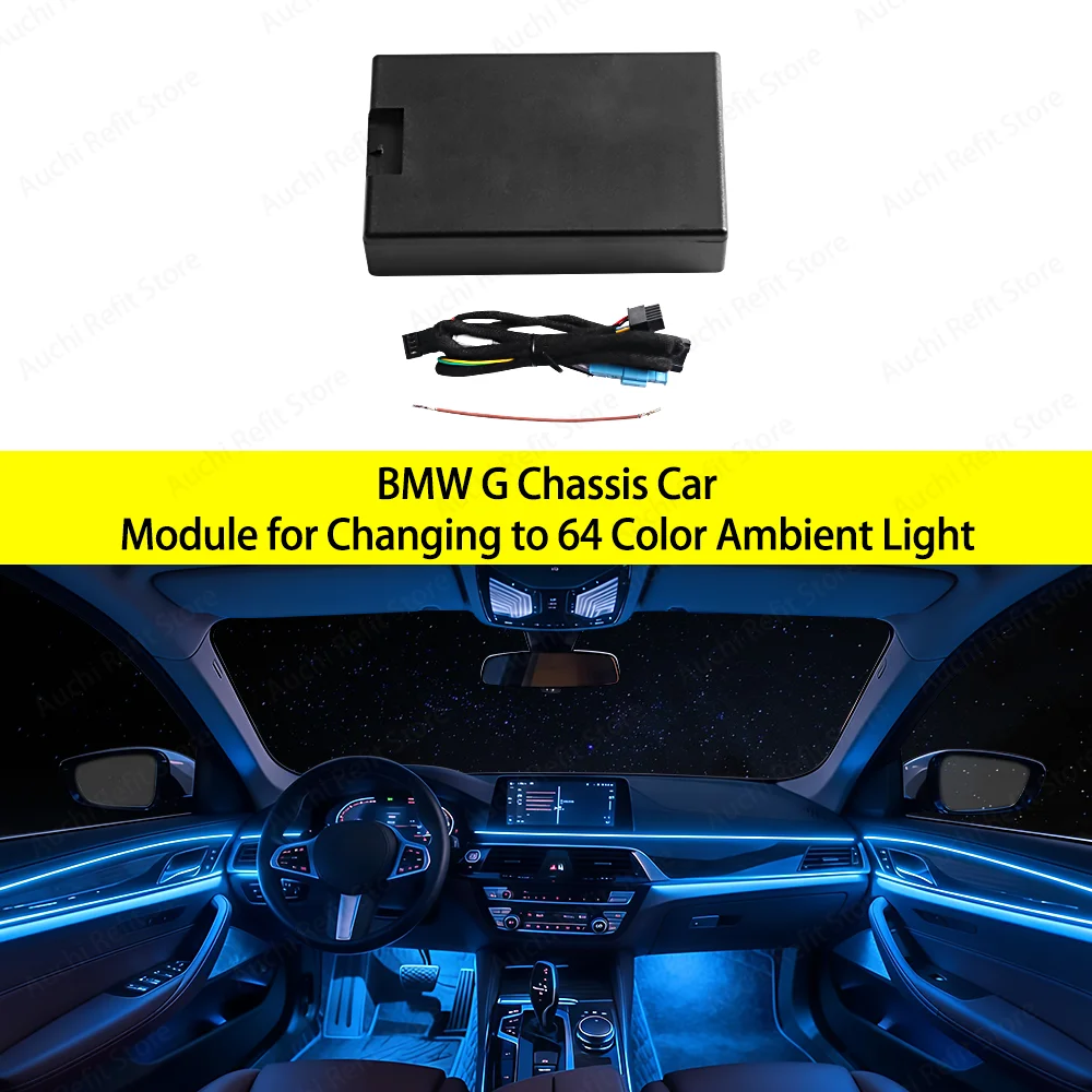

Auchi Upgrade 11 Colors to 64 Colors Lighting Module for BMW 3/5/6/7 Series X3 X4 X5 X6 X7 6GT - LED Lighting Kit