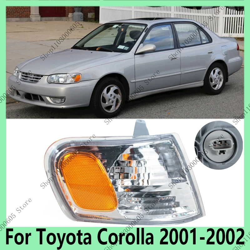 

Для Toyota Corolla 2001-2002 автомобильные аксессуары передний бампер угловой фонарь в сборе указатель поворота противотуманная фара сигнальная лампа