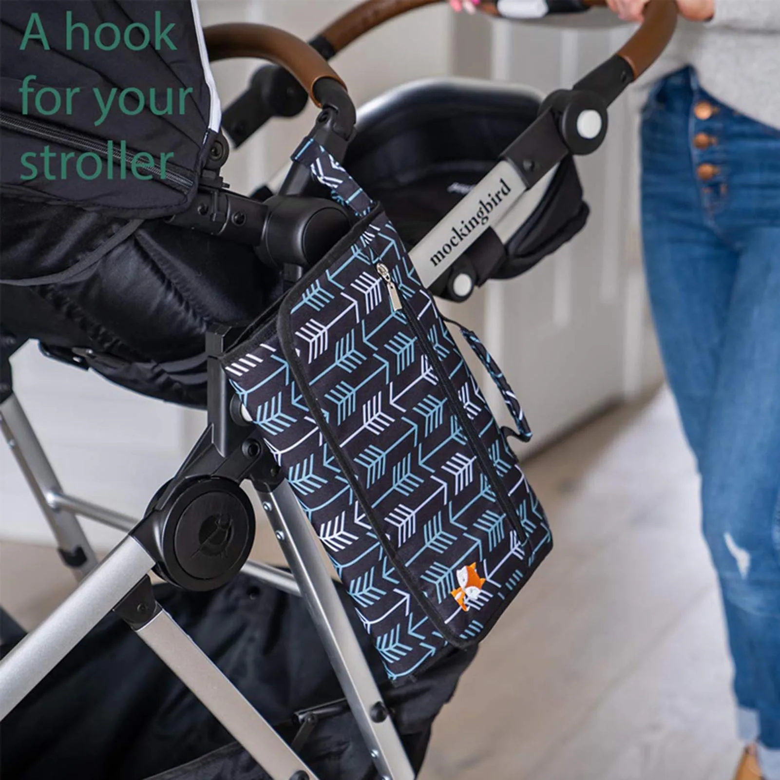 Portable Baby Diaper Changing Pad with Cute Patterns Unisex Baby Stuff Essentials Suitable for Outdoor Playing