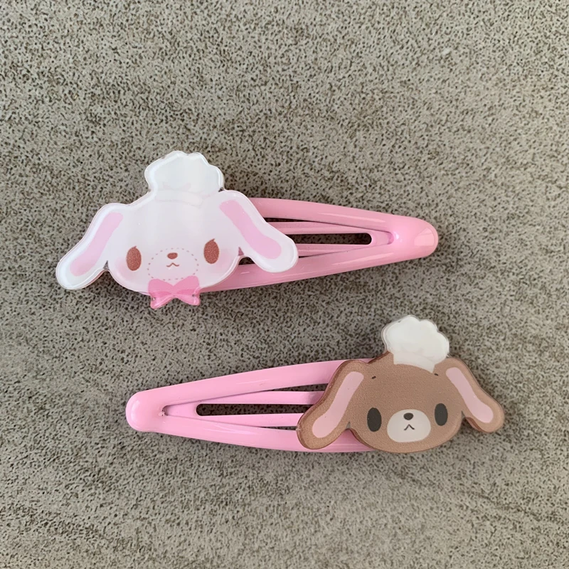 Sugarbunnies Hair Clip Cute Hair Pins Cartoon Bunny Kawaii Hair Accessories for Girls Women Headwear