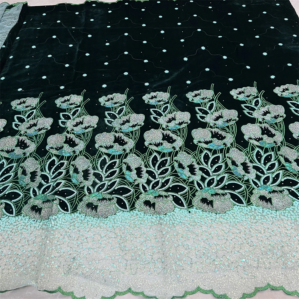 

Nigerian Tulle Lace Fabric for Sewing, Wedding Dress, Chiffon Party Guipure, High Quality, Sequins, 5Yard PS0038