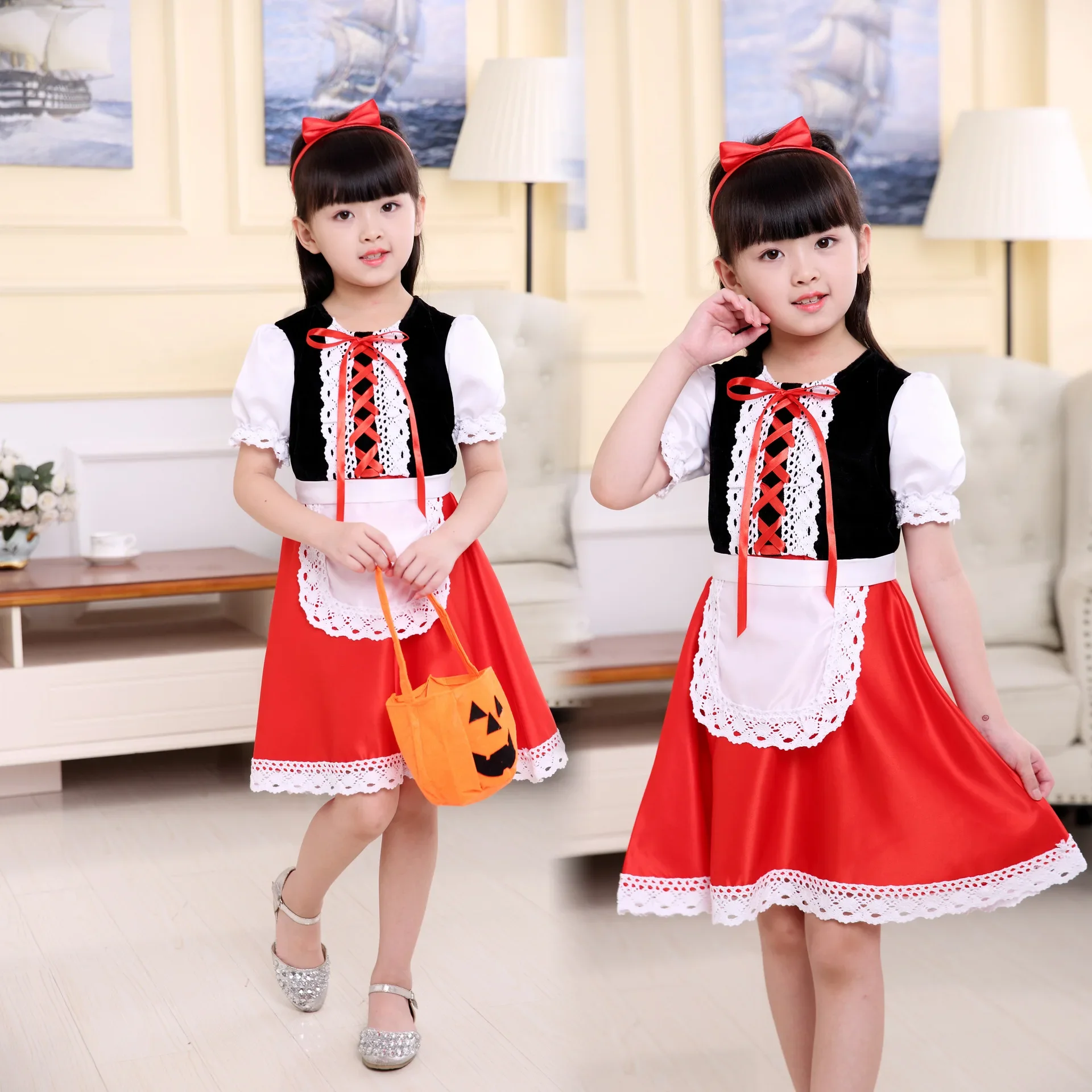 فستان ليتل ريدي بقلنسوة لركوب الخيل للأطفال الصغار والبنات التنكرية للأطفال الأميرة الهالوين كوس تنورة حمراء ملابس للأطفال هدايا #4