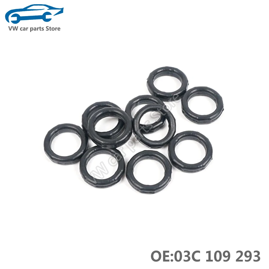 2PCS 03C109293 Timing Side Cover Sealing Ring For VW Golf MK6 POLO Jetta Passat Sciricco Audi A1 A3 etc.EA111 Engine 03C 109 293