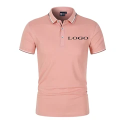 Your Own Design Brand Logo/Picture Personalized Custom Anywhere Men Women DIY  Polo shirt Clothing Fashion New