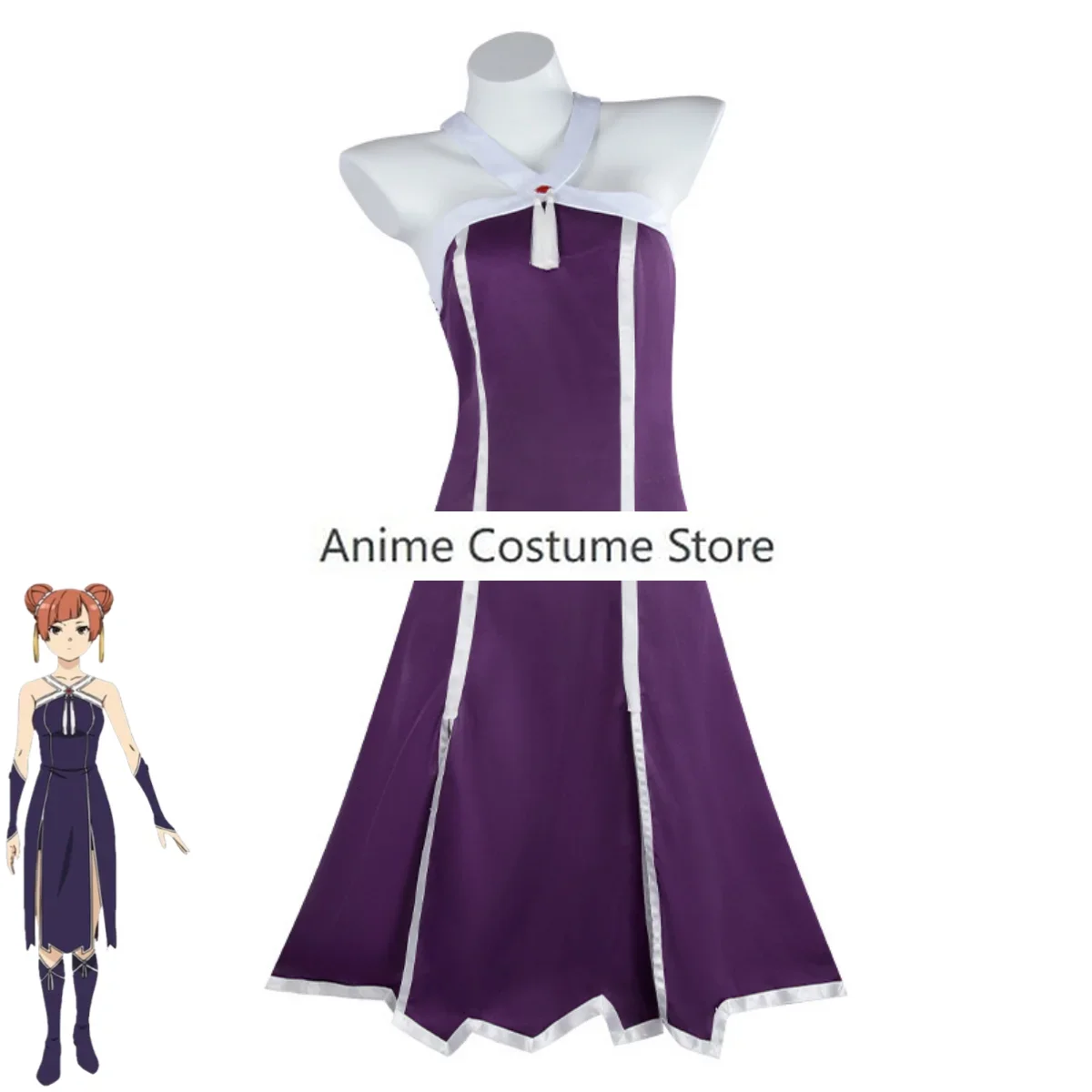 Anime Frieren At The Funeral Laufen Cosplay Costume Frieren - Nach Dem Ende Der Reise abito senza spalline donna Sexy Halloween Suit