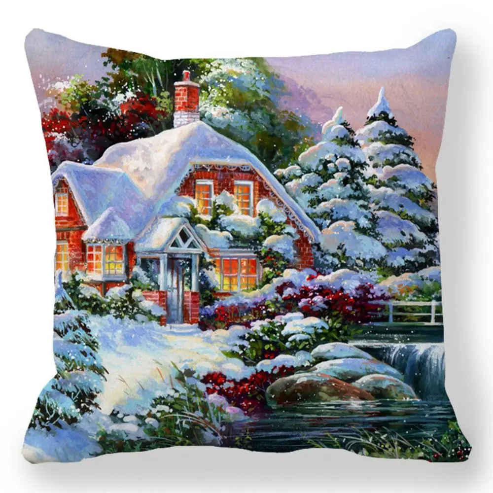 

Soft Elk Sofa for Living Room Christmas decorations Cushion Covers Pillowcase Pillow Covers
