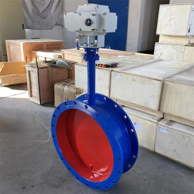 

Exhaust gas treatment electric ventilation butterfly valve DN1800 D941W-1C regulating electric ventilation butterfly valve
