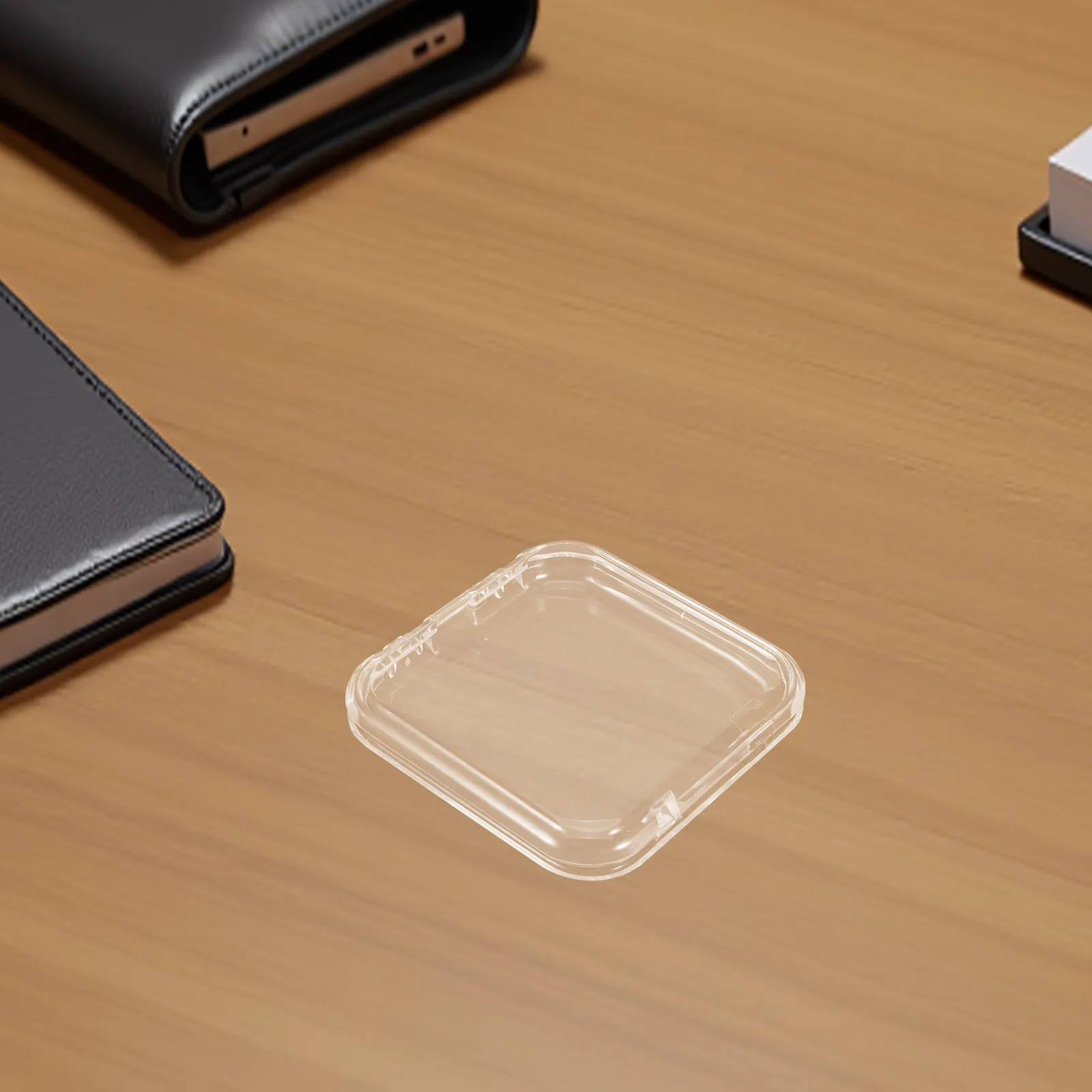 

Набор из 1 прозрачного органайзера для хранения накладных ногтей, прозрачный футляр для искусственных ногтей, для салона, дома и путешествий