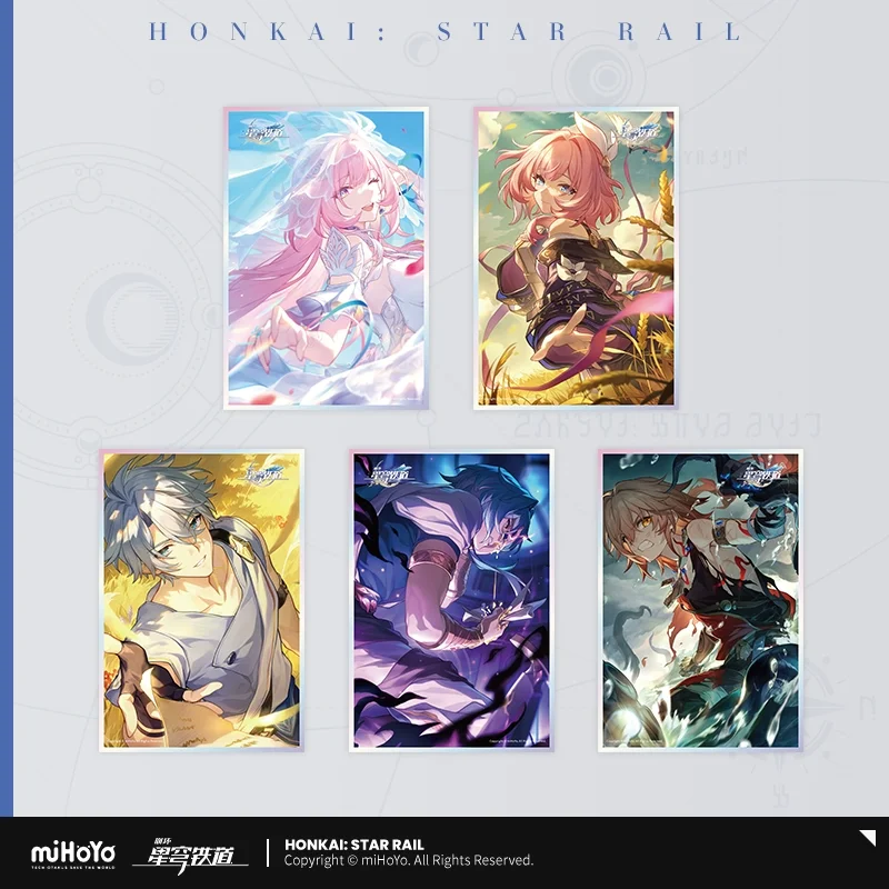 

Sunsyea Honkai Star Rail Official Merch miHoYo Original Authentic Light Cone Series Acrylic Board 3 Phainon Cyrene Mydei