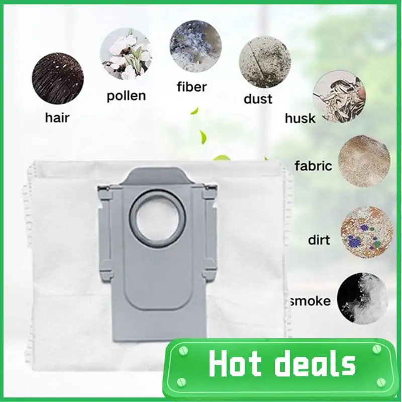 A74X-8PCS 真空ダストバッグフィット Forroborock Saros 10/G30/S9 Maxv Ultra/S90ver/A1460RR 掃除機交換用