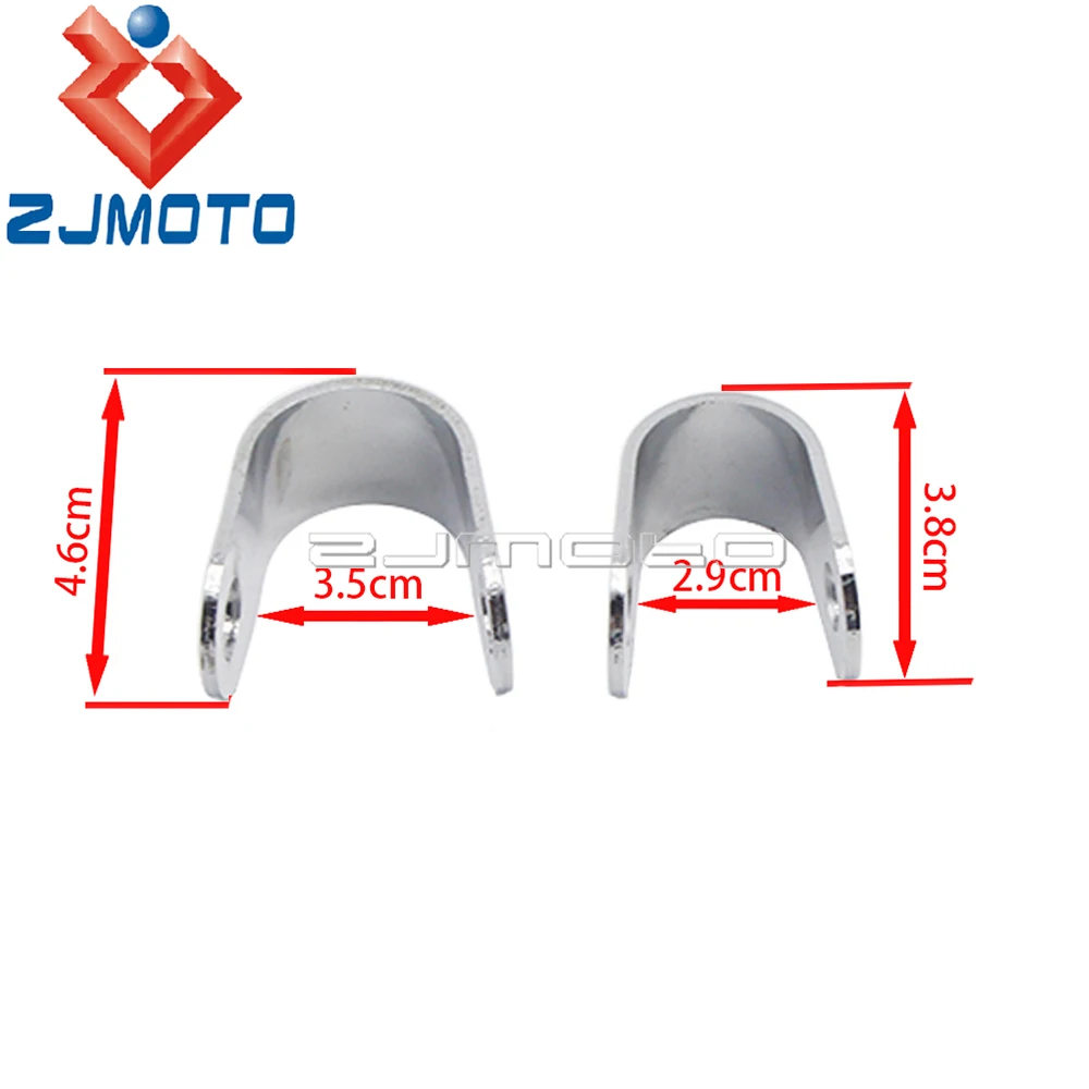 Motorcycle Highway Pegs Engine Guard Crash Bar Cage Footpegs Footrest Mount Clamp For Honda Yamaha Suzuki 22-25mm / 28-32mm Tube