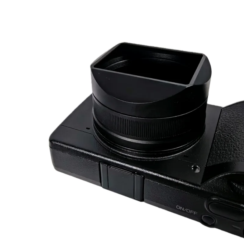 Bayonet Metal Square Lens Hood for Ricoh GR4 GRIV Standard Fitlers