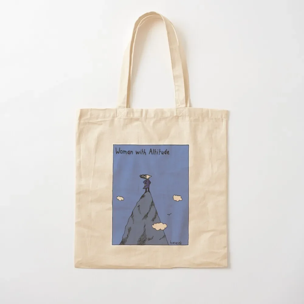 

Woman with Altitude - Full colour Tote Bag tote woman men personalized