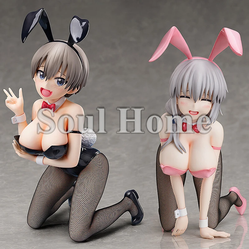 

26CM Anime Original FREEing B-style Uzaki Hana Uzaki Tsuki 1/4 Bunny Ver Sexy Girl PVC Action Figures Collection Model Toys Gift