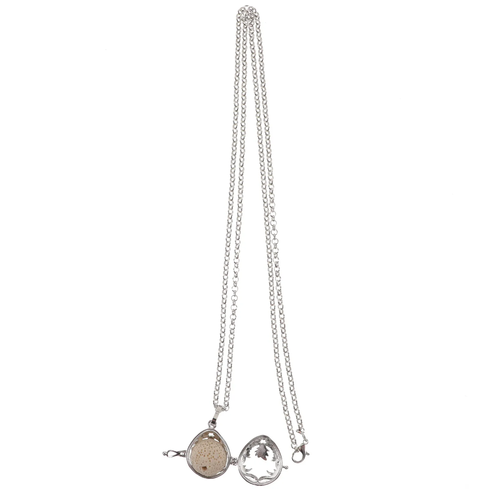 

Essential Oil Necklace Assorted Color Fashion Hollow Perfume Diffuser Locket Pendant Aromatherapy Chain Elegant Women Necklace