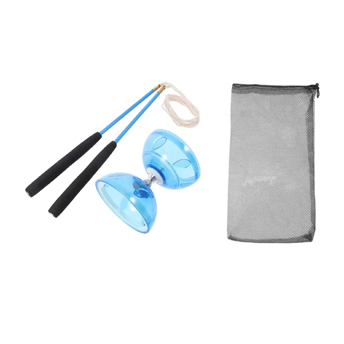 

【Новый фон пользователя!】Игрушка для фитнеса Diabolo с тремя подшипниками и двойной головкой, игры на открытом воздухе Diabolo Yo-Yo Play Diabolo, детские игрушки для пожилых людей