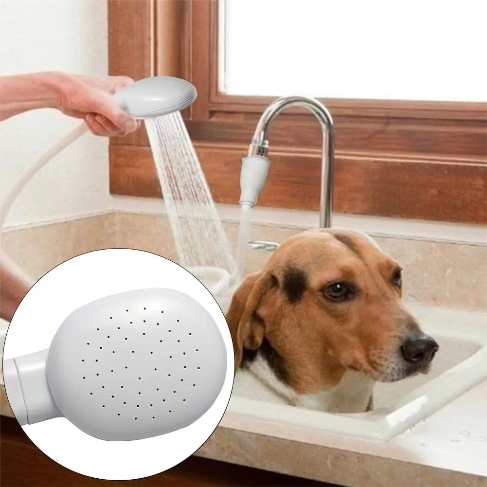 Pulvérisateur de tuyau d'évier portable, pulvérisateur de lavage rapide pour animaux de compagnie, douche multifonctionnelle, bain de bébé, lavage d'animaux, extension de cheveux, robinet d'évier