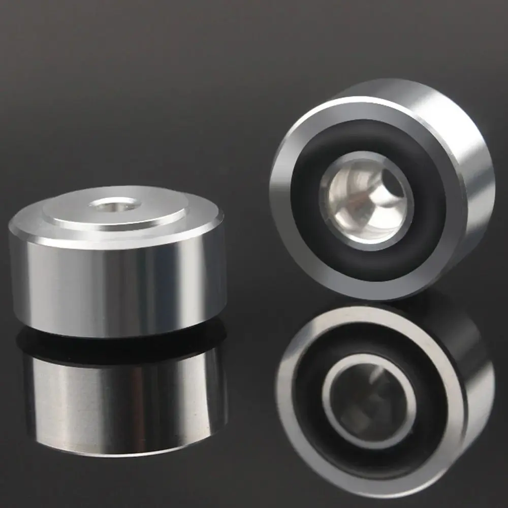 1/4Pcs Aluminum Alloy Speaker Spikes Stand Absorb Shock HIFI Feet Pad S/M/L Isolation Amplifier Base Feet