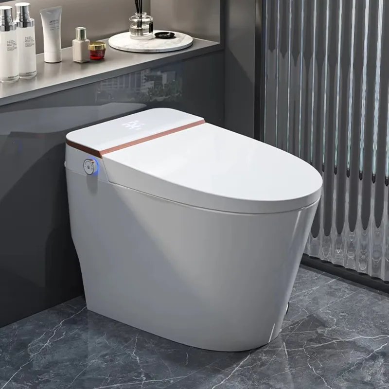 Hot Sales North America Style S-Trap Toilet Elongated Bowl Seat Heating Air-Drying Heated Seat Cyclone Flushing Method